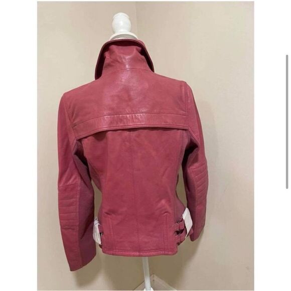New Free People We The Free Cora Leather Jacket Size XS - Picture 5 of 12